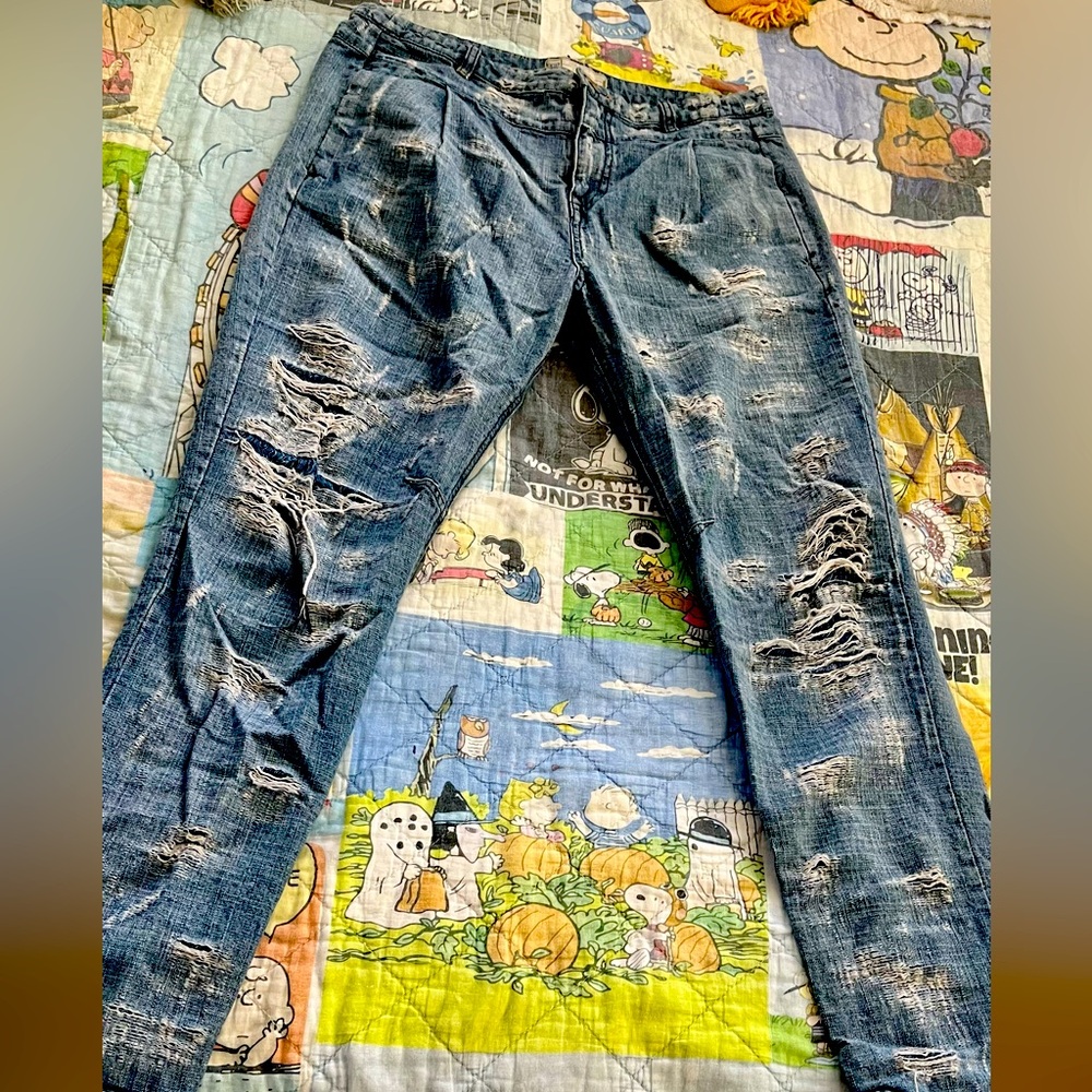 Free people distressed jeans